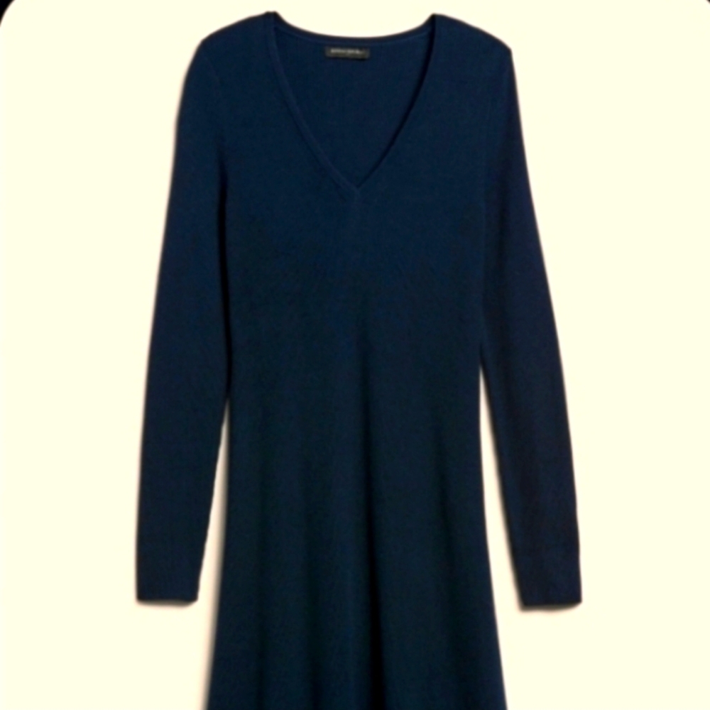 Ribbed Midi Sweater Dress